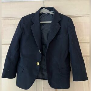 Boys Navy Blazer w/ Gold Buttons